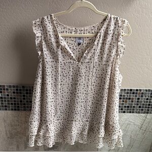 CAbi Wishful Floral Top - size XL (style 6109)